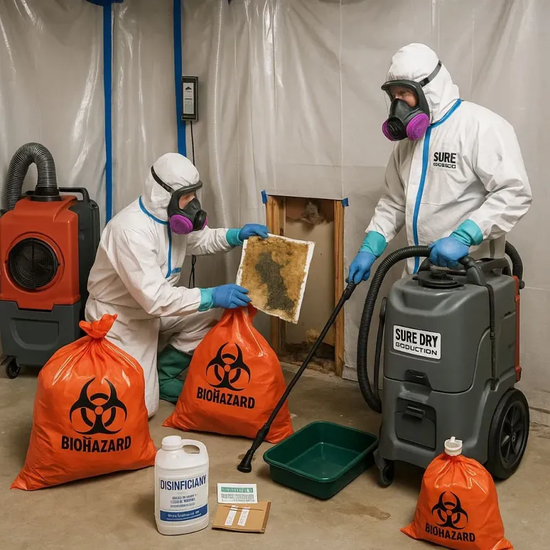 Contaminated Water Handling Protocols process in Chickasaw County, IA