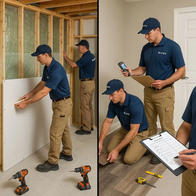 Repairs and Reconstruction process in Chickasaw County, IA